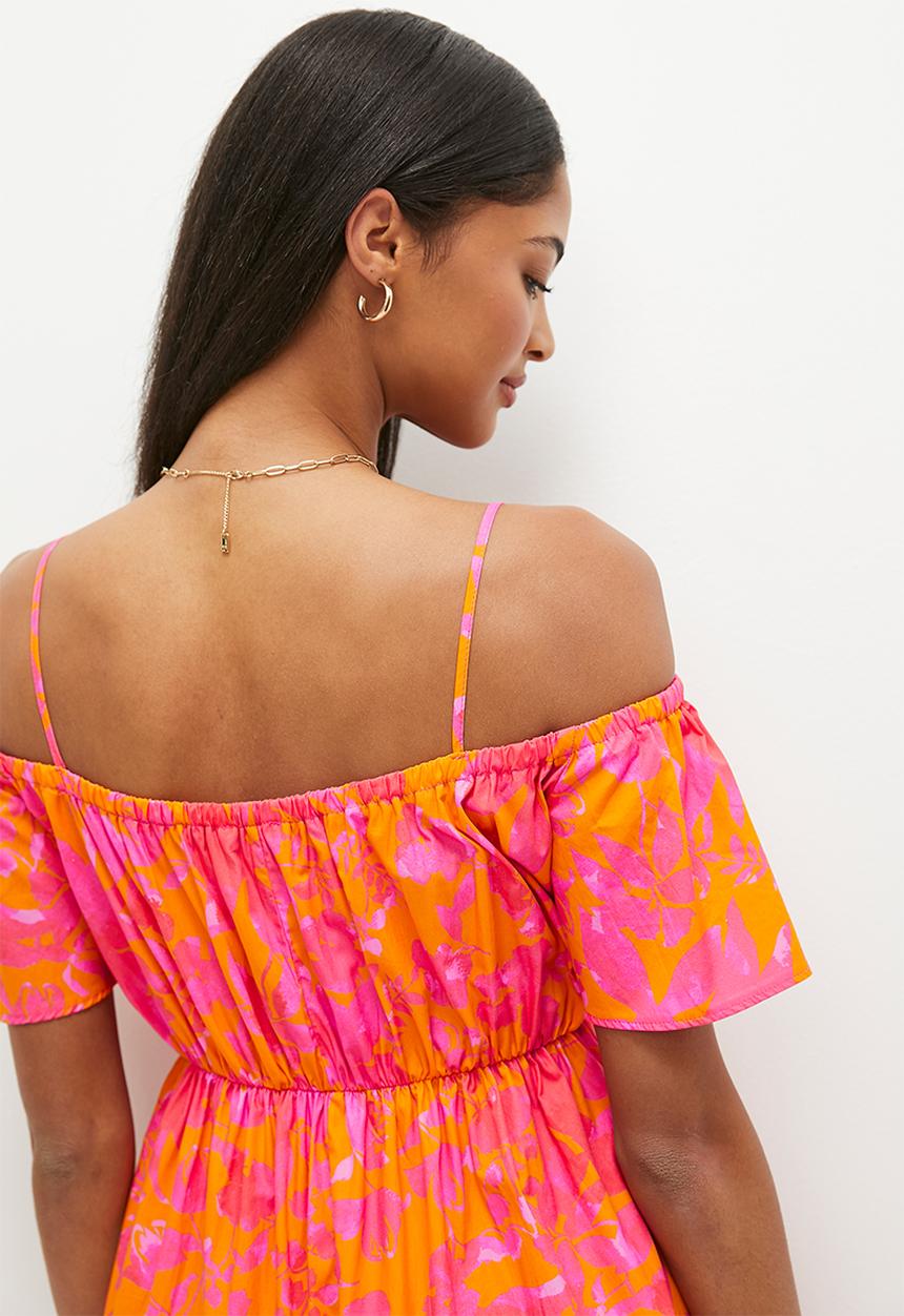 MILLA - Halterneck maxi dress - vacation floral