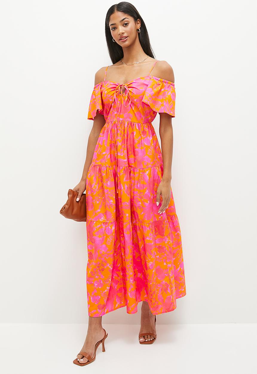 MILLA - Halterneck maxi dress - vacation floral