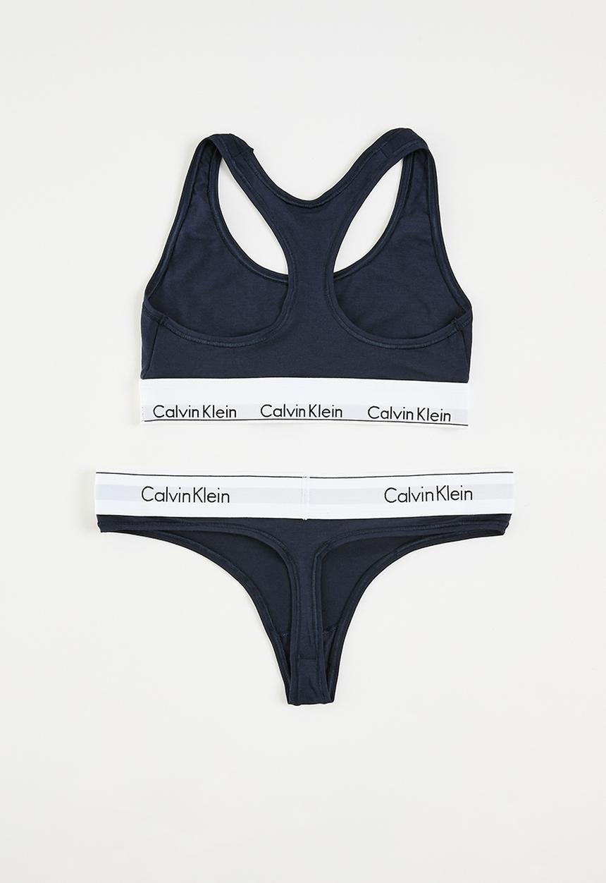 Calvin Klein - Bralette & brazilan gift set - shoreline