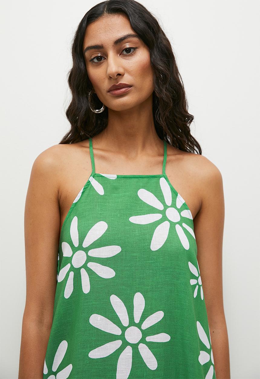 Superbalist - strappy trapeze midi dress - floral