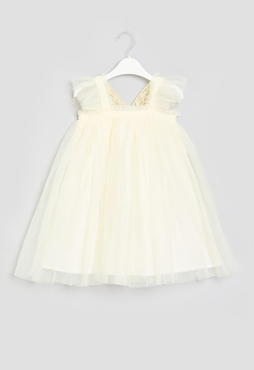 Pop Candy - Occasion tulle dress - off white