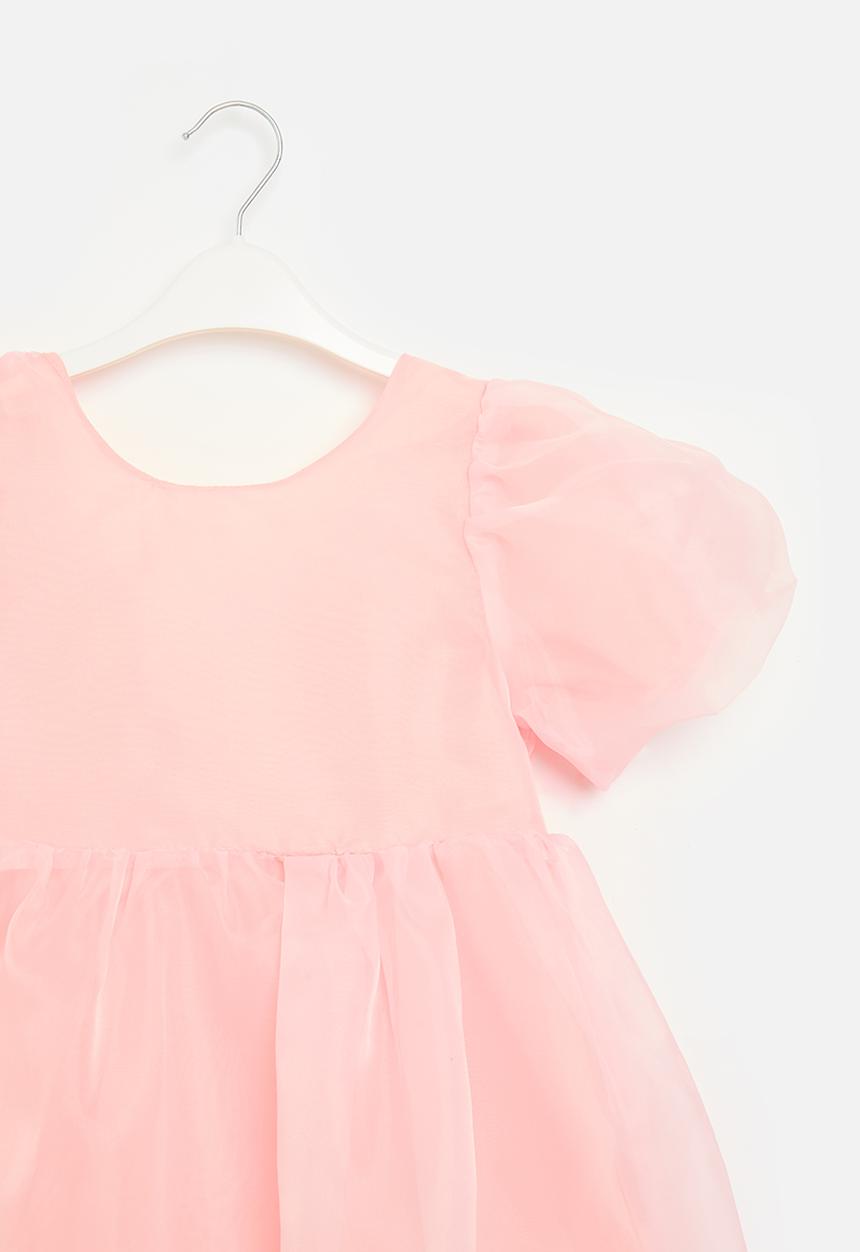 Pop Candy - Puff sleeve dress - pink
