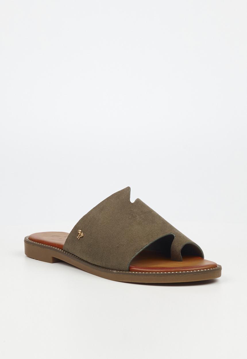 Butterfly Feet - Frost9 thong sandal - olive