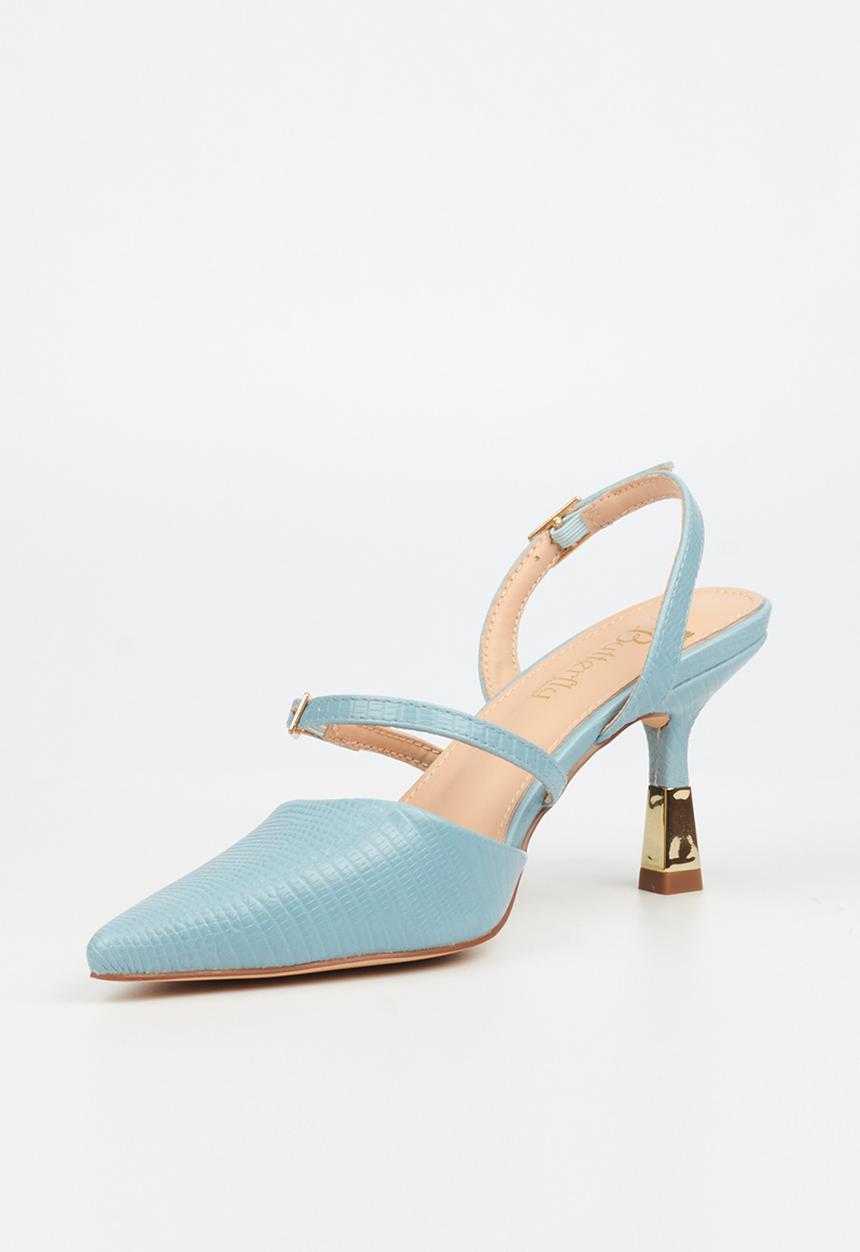 Butterfly Feet - Priya 1 court heel - blue