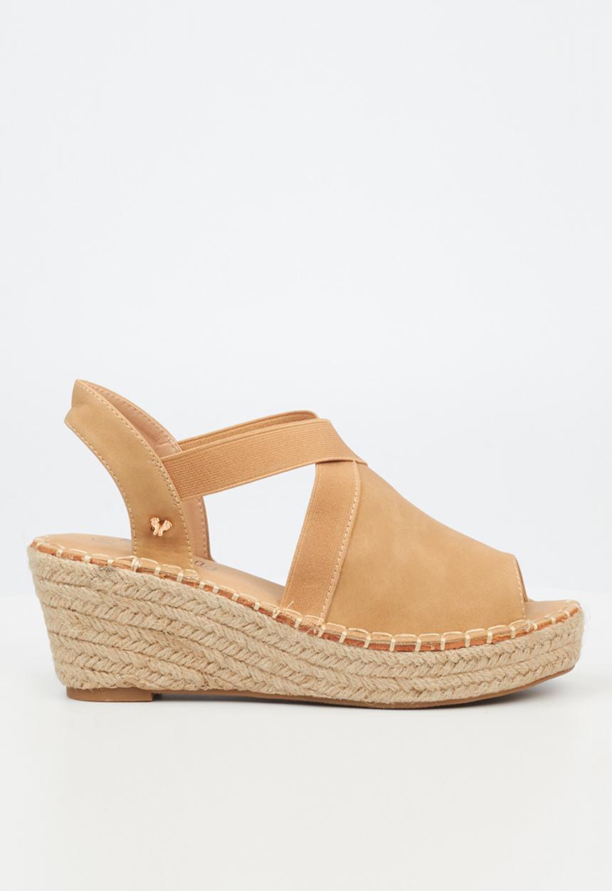 Butterfly Feet - Sady1 wedge sandal - beige