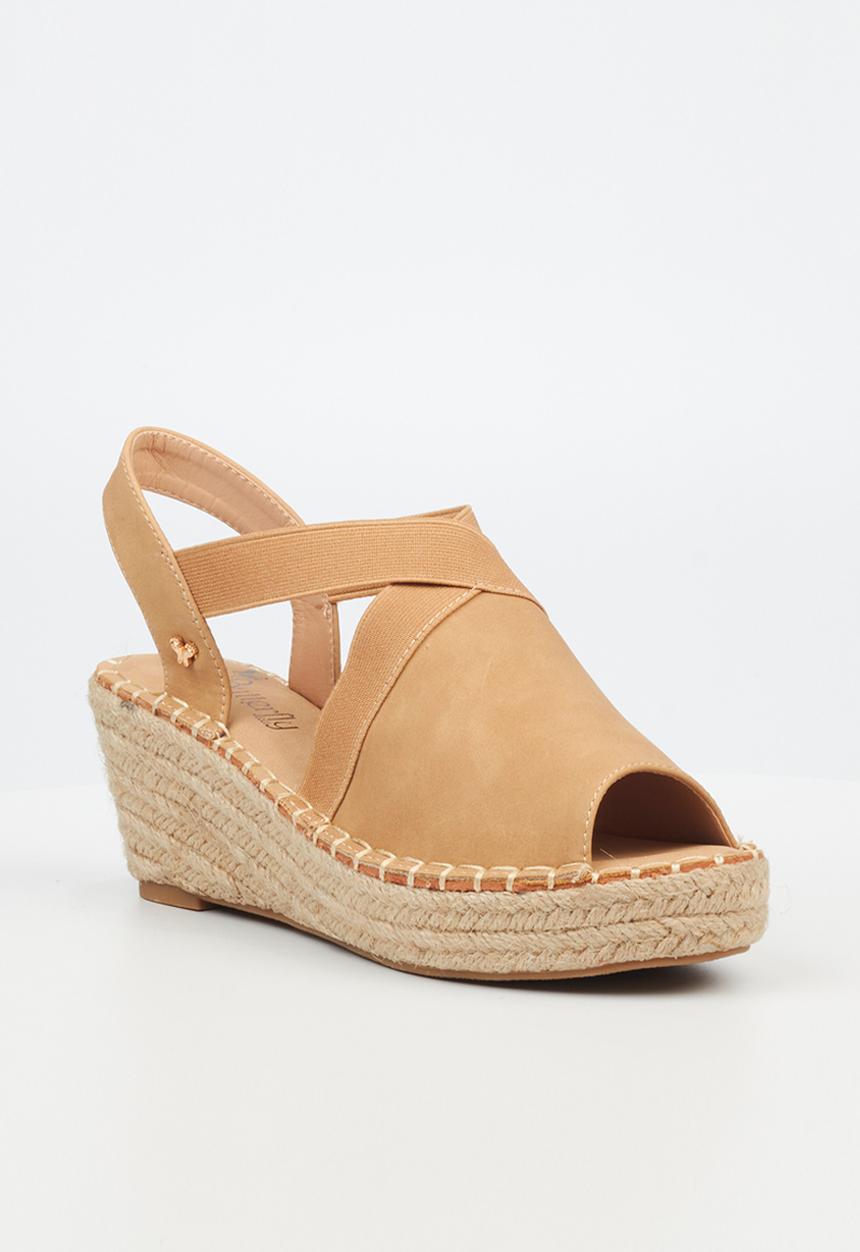 Butterfly Feet - Sady1 wedge sandal - beige