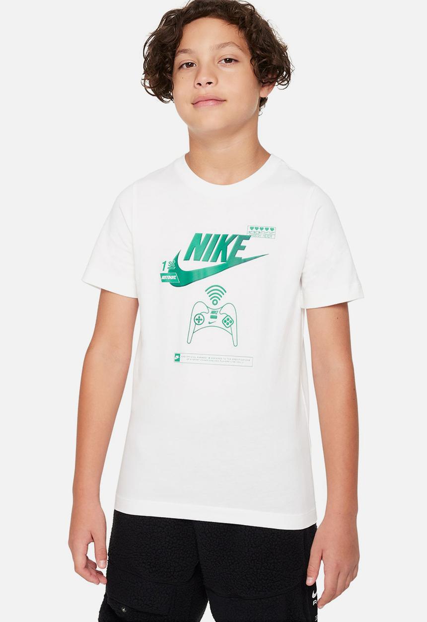 Nike - K nsw tee futura fill ho23 - white