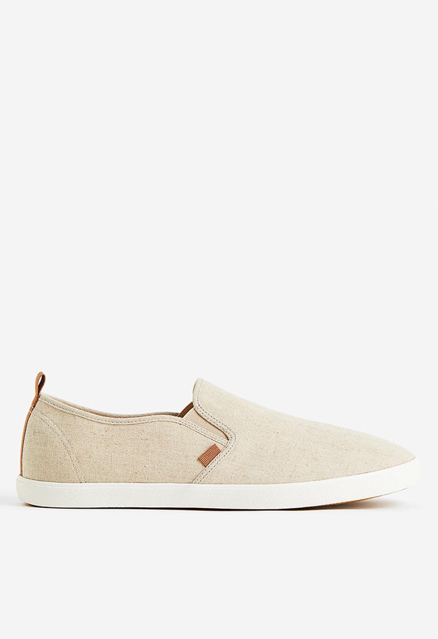 H&M - Slip-on trainers - light beige