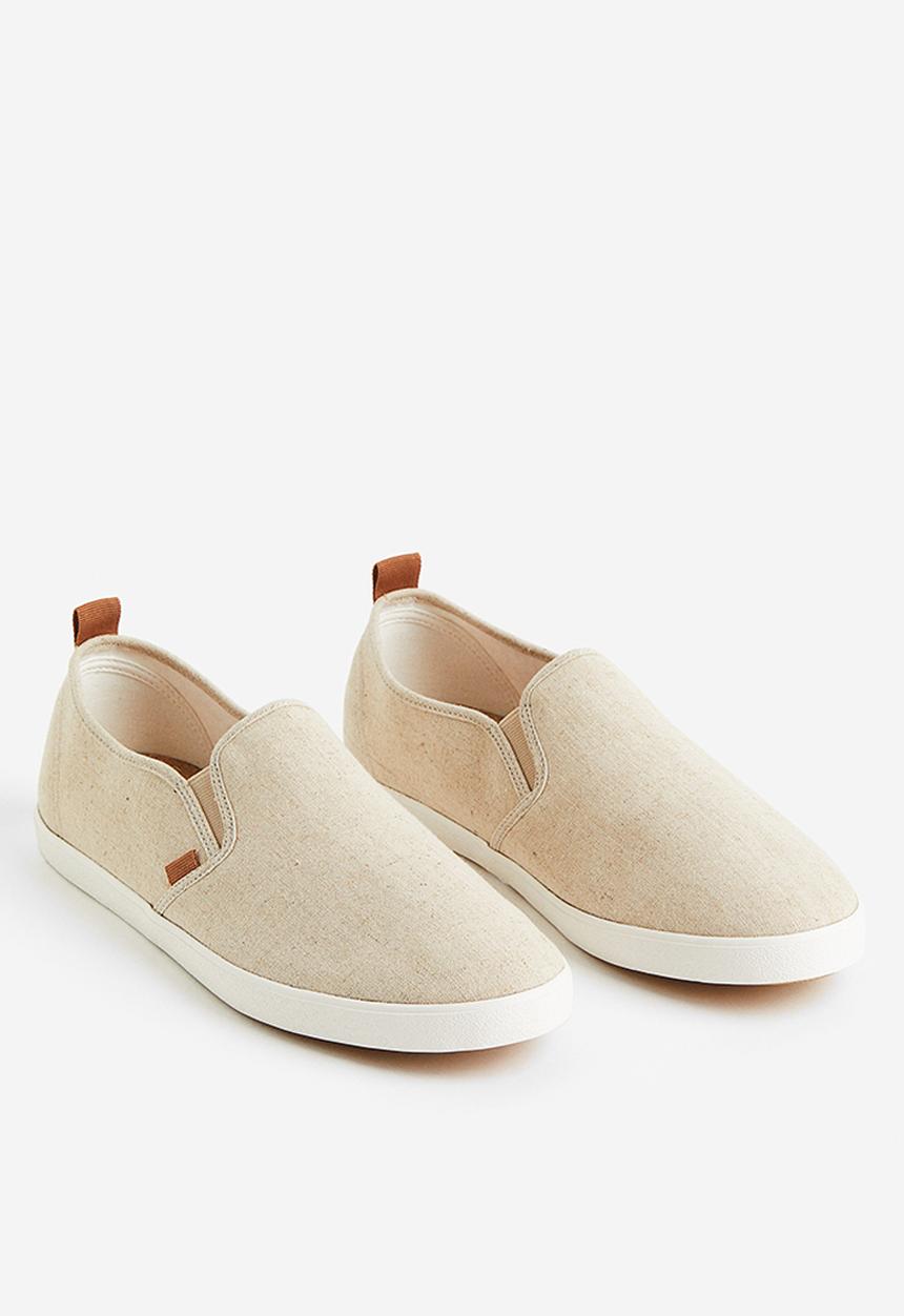 H&M - Slip-on trainers - light beige