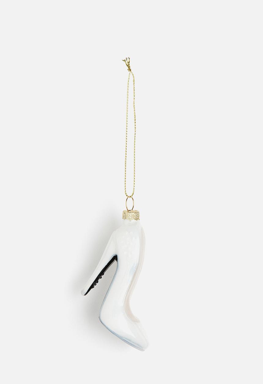 H&M - Christmas decoration - white/shoe