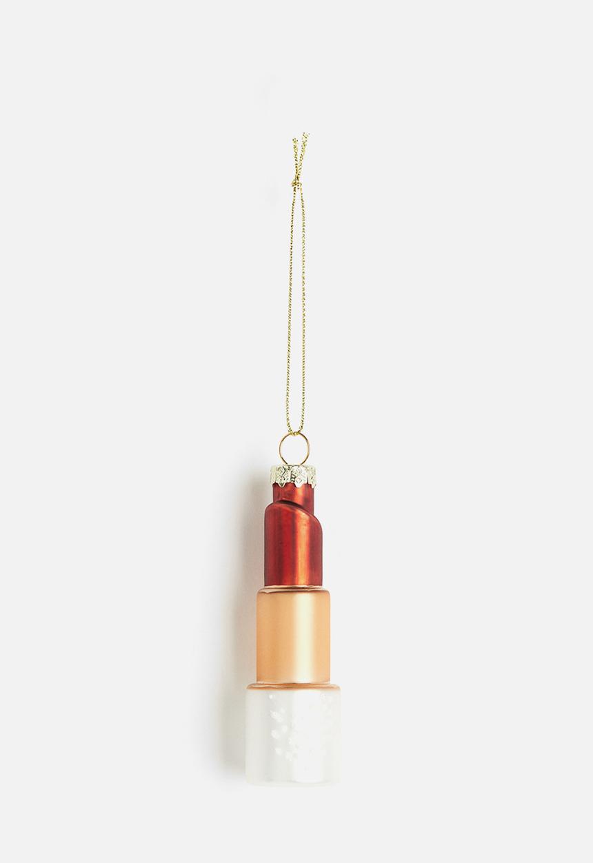 H&M - Christmas decoration - red/lipstick