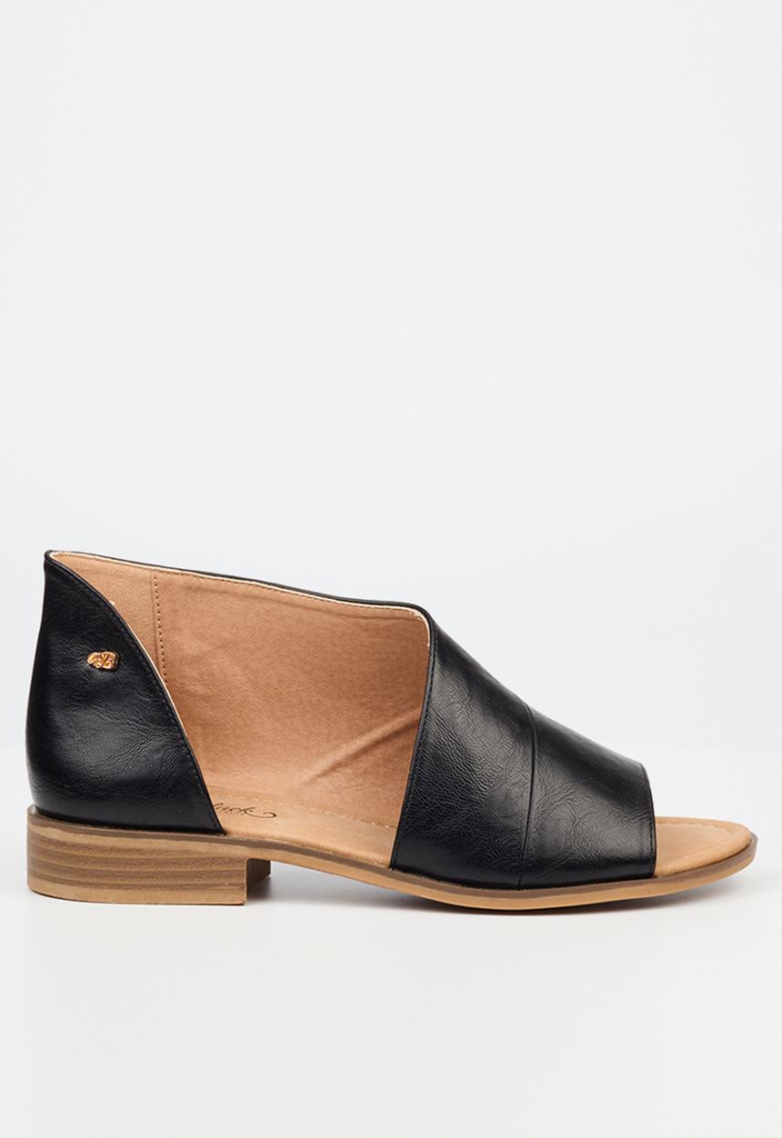 Miss Black - Micah5 asymmetric sandal - black
