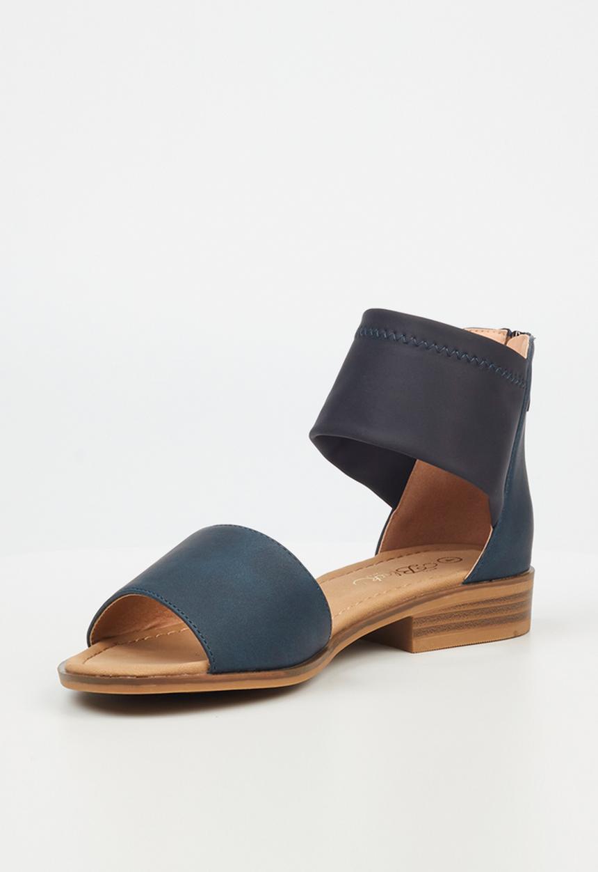 Miss Black - Micah6 strap sandal - navy