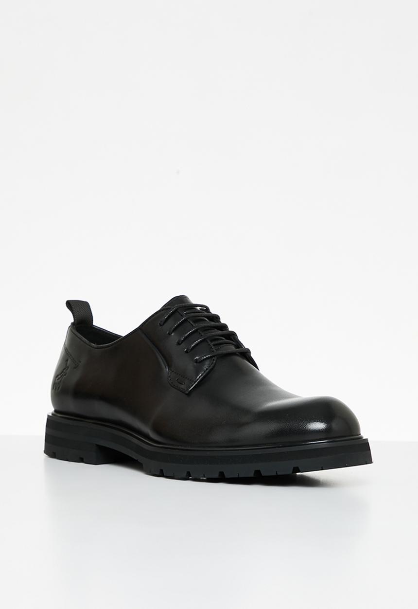 POLO - Casual rounded lace up - black 