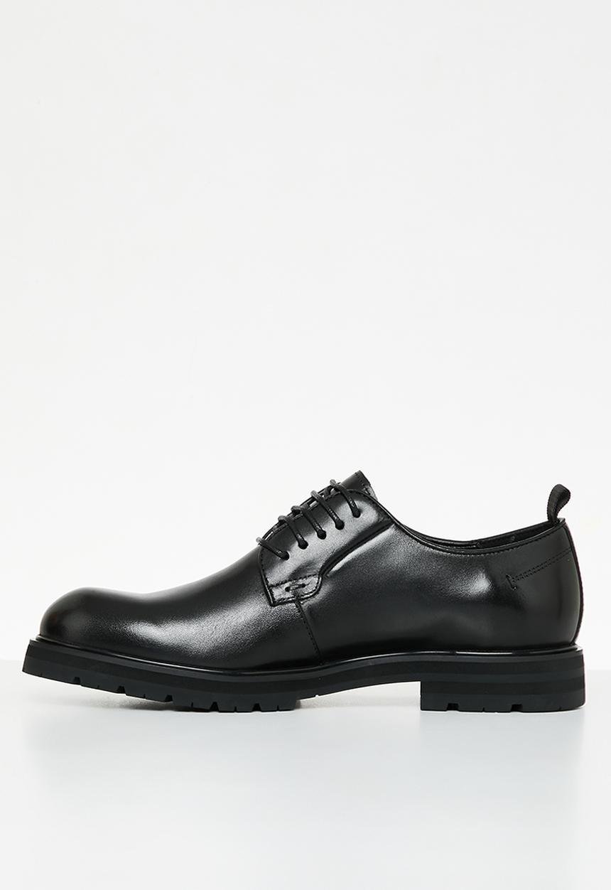 POLO - Casual rounded lace up - black 