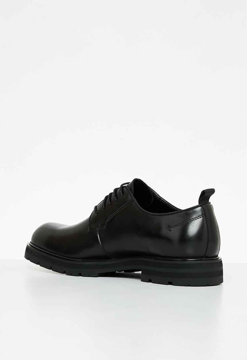 POLO - Casual rounded lace up - black 