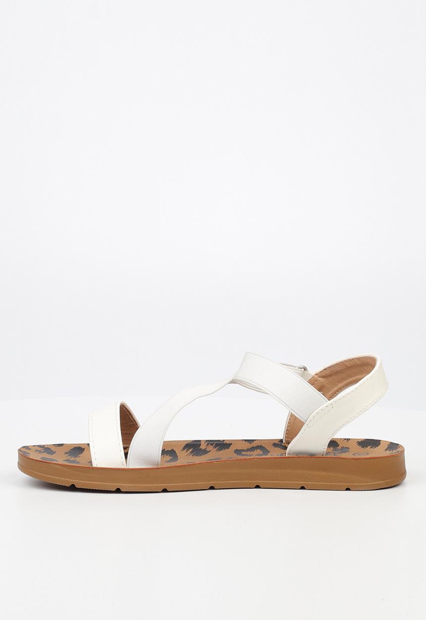 Butterfly Feet - Zina17 sandal - white