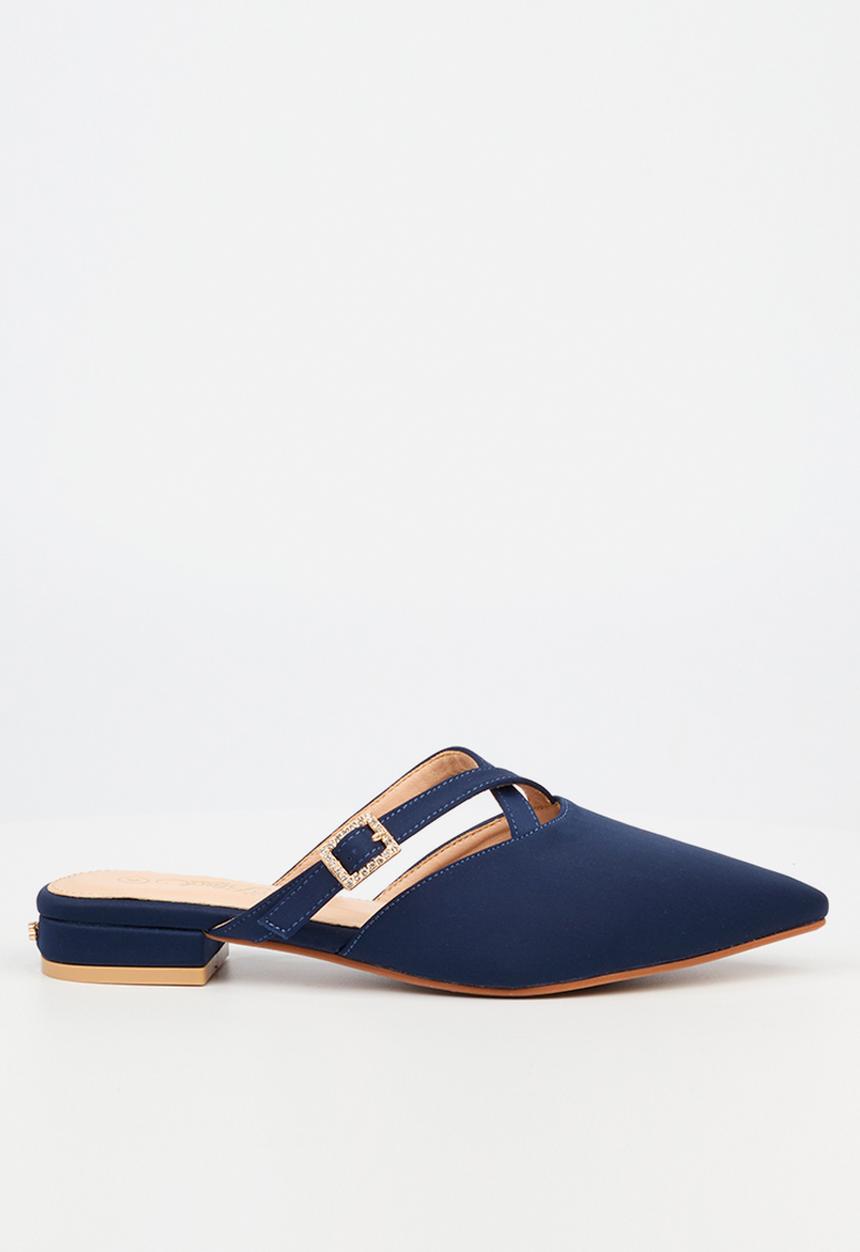 Miss Black - Salina2 mule - navy