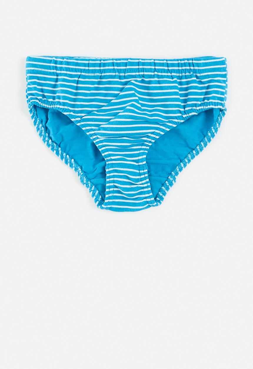 MINOTI - Boys multi space 5 pack underpants - blue & navy
