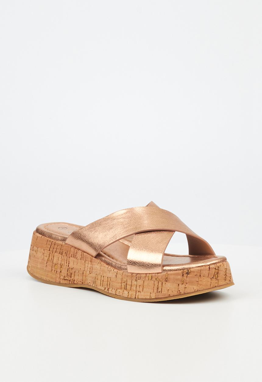 Butterfly Feet - Walker 1 sandal - rose gold