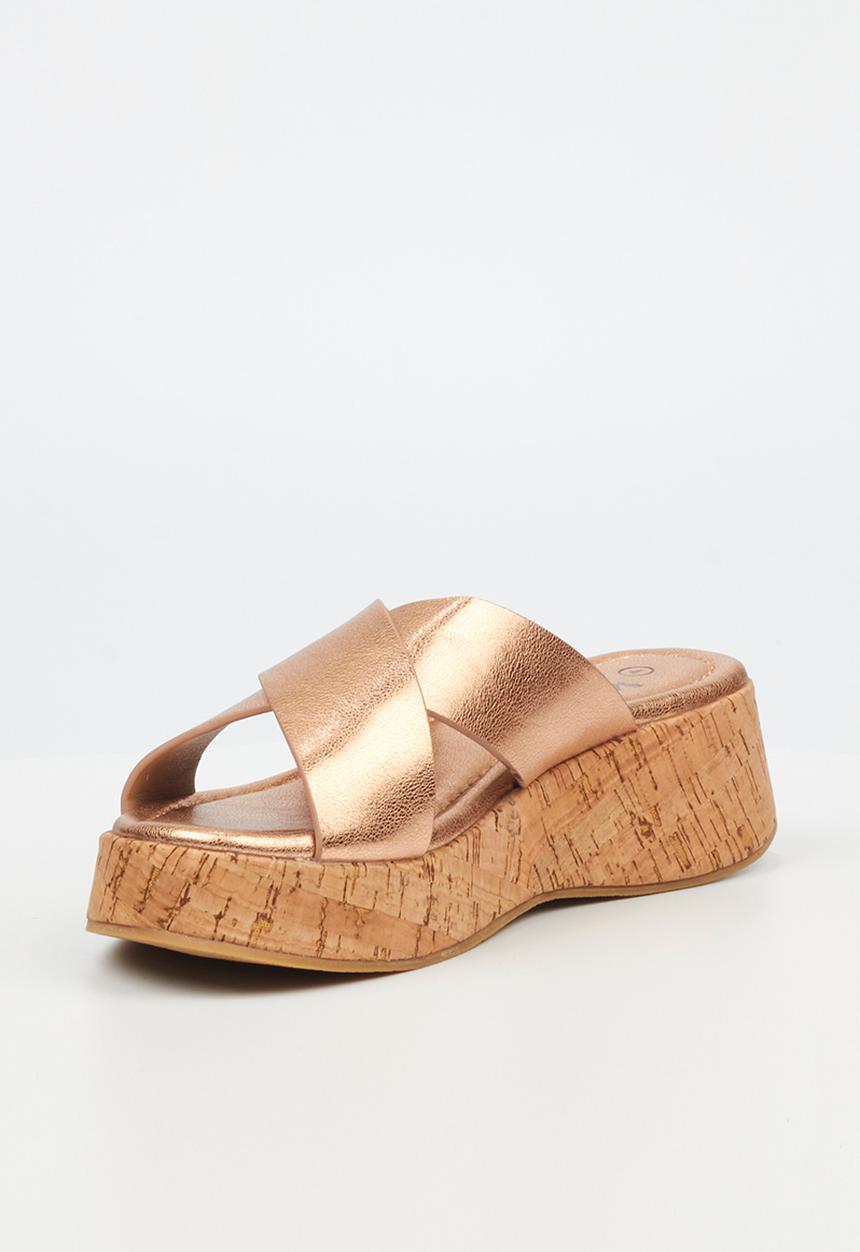Butterfly Feet - Walker 1 sandal - rose gold