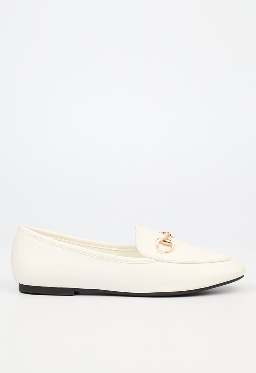 Miss Black - Jipsy2 loafer - white