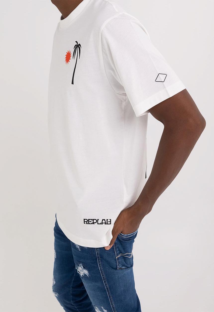 Replay - Basic jersey 30/1 - natural white 