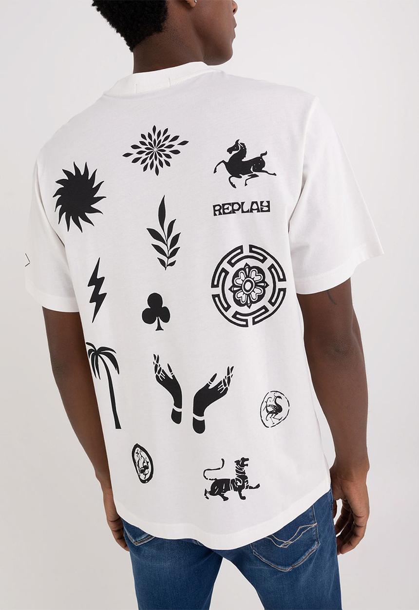 Replay - Basic jersey 30/1 - natural white 