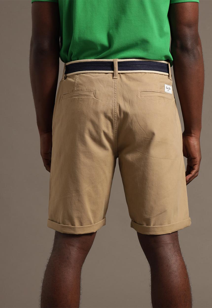 Aca Joe - Mens aca joe stretch brushed chino short - sand
