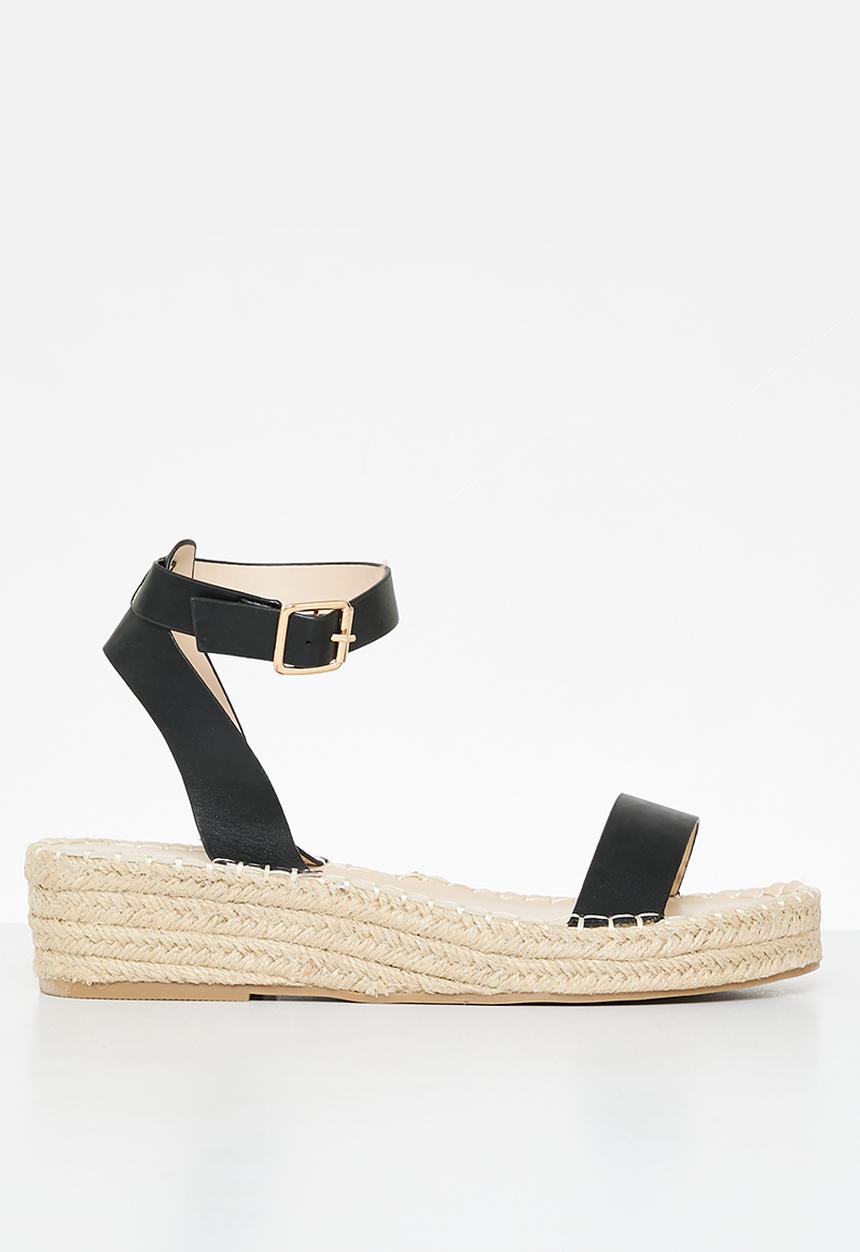 edit - Avani espadrille - black