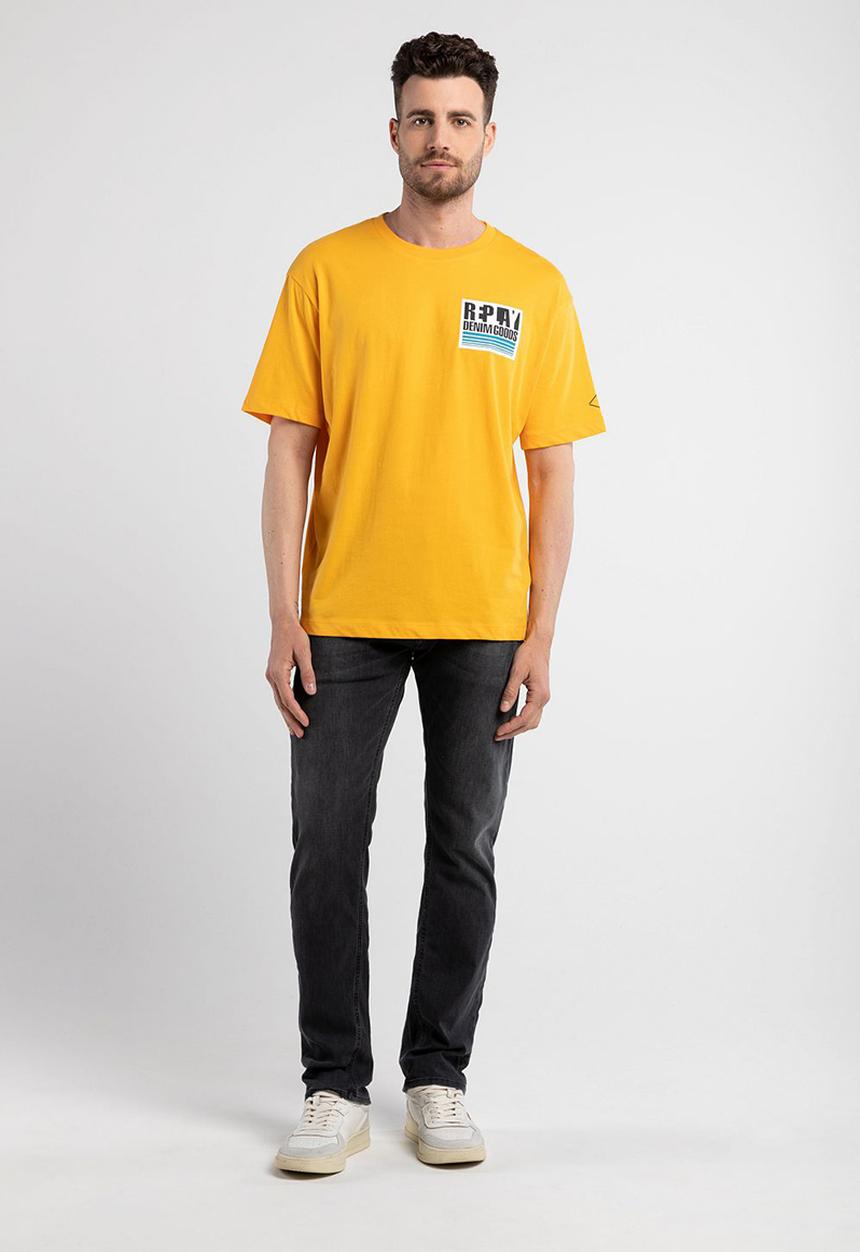 Replay - 30/1 Single cotton jersey - ocra yellow
