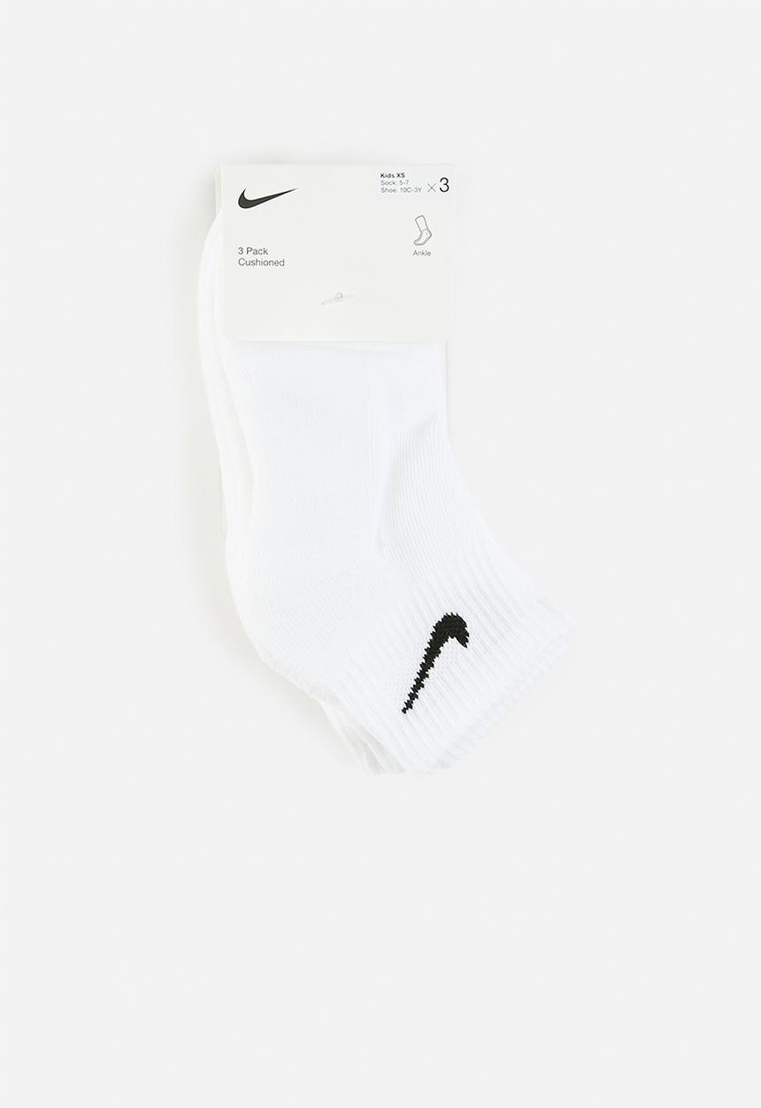 Nike - Nike ankle socks 3-pack - white