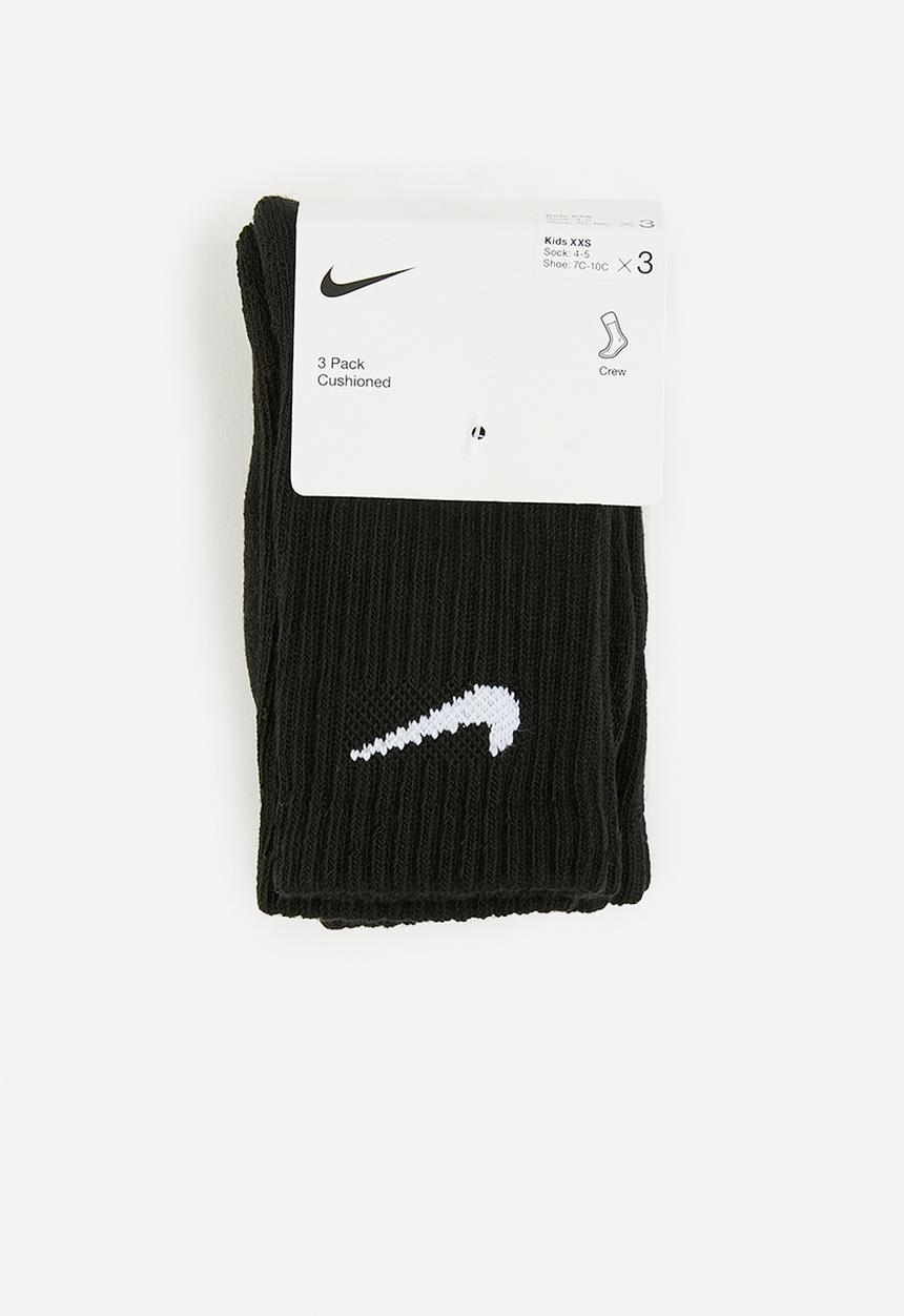 Nike - Nike crew socks 3-pack - black