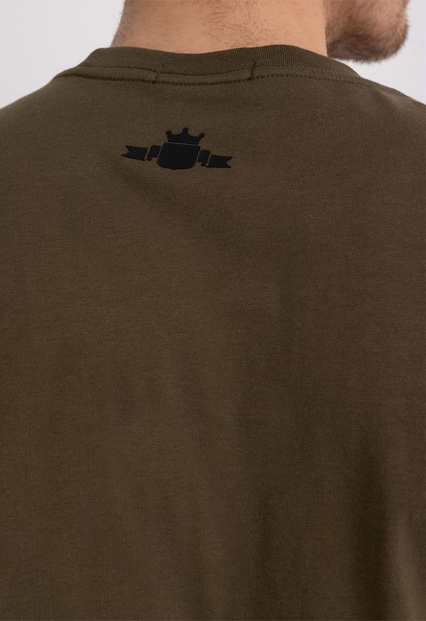 Replay - Compact cotton jersey - army green