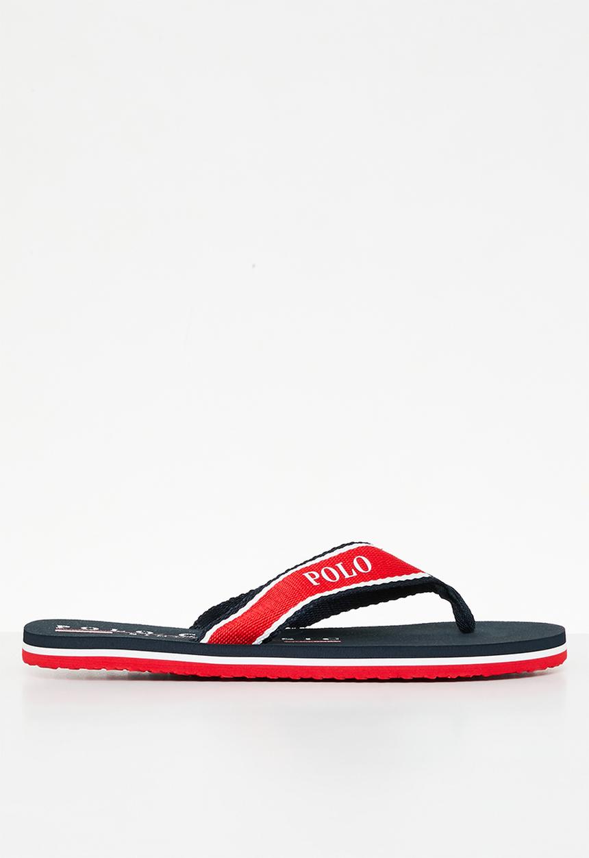 POLO - Polo jacquard flip flop - navy 