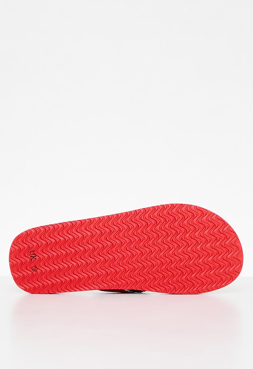 POLO - Polo jacquard flip flop - navy 