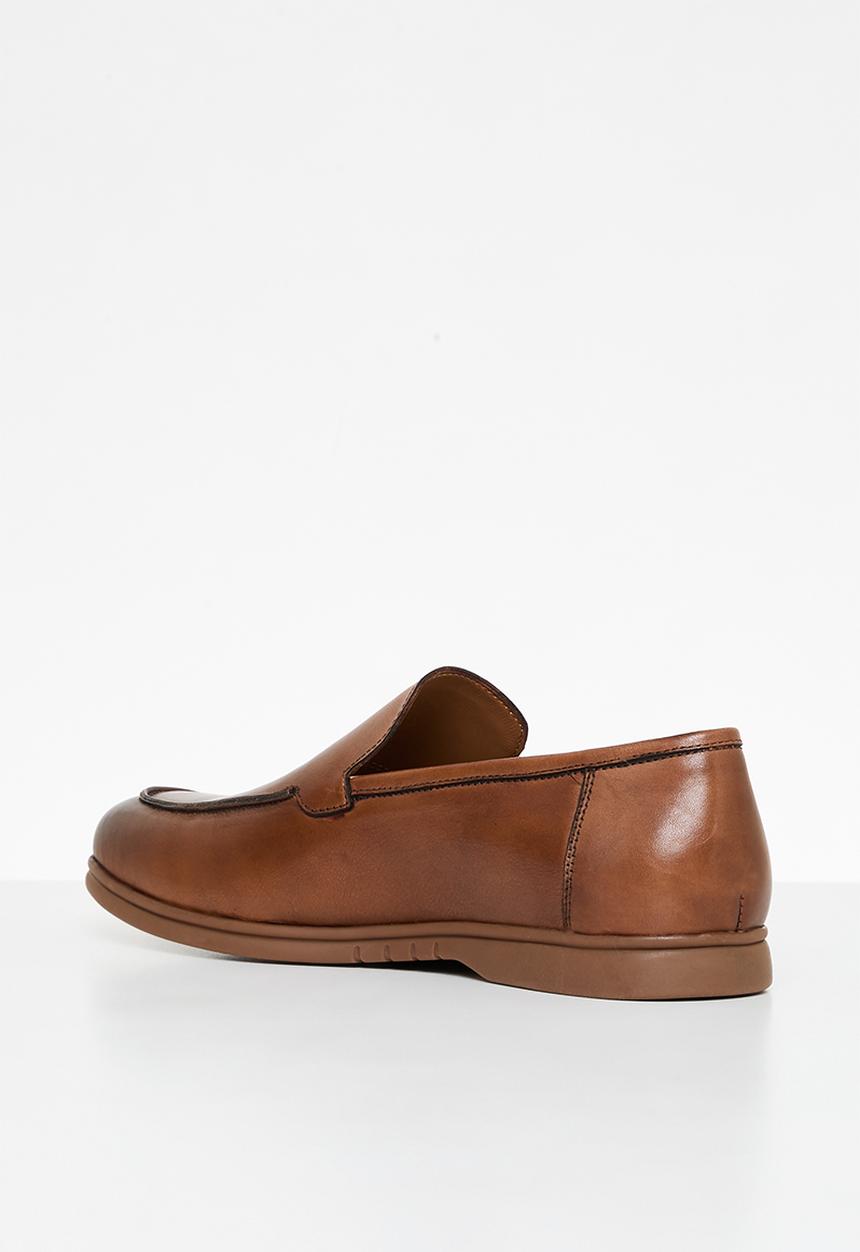 POLO - Casual leather slip on - tan