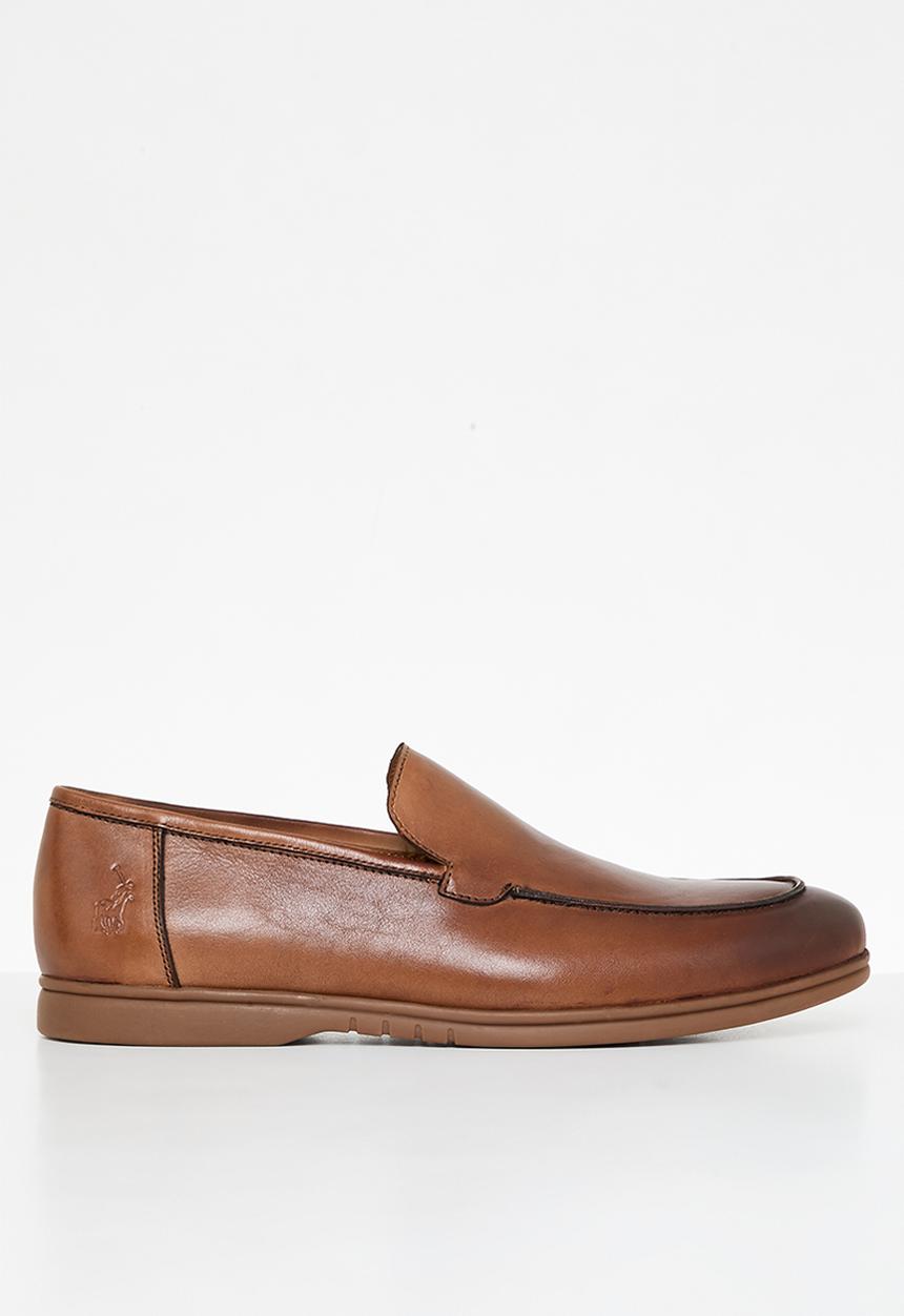 POLO - Casual leather slip on - tan