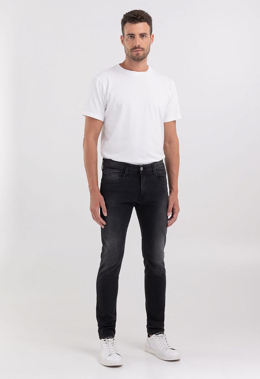 Replay - Anbass Pantalone Slim - Dark Grey