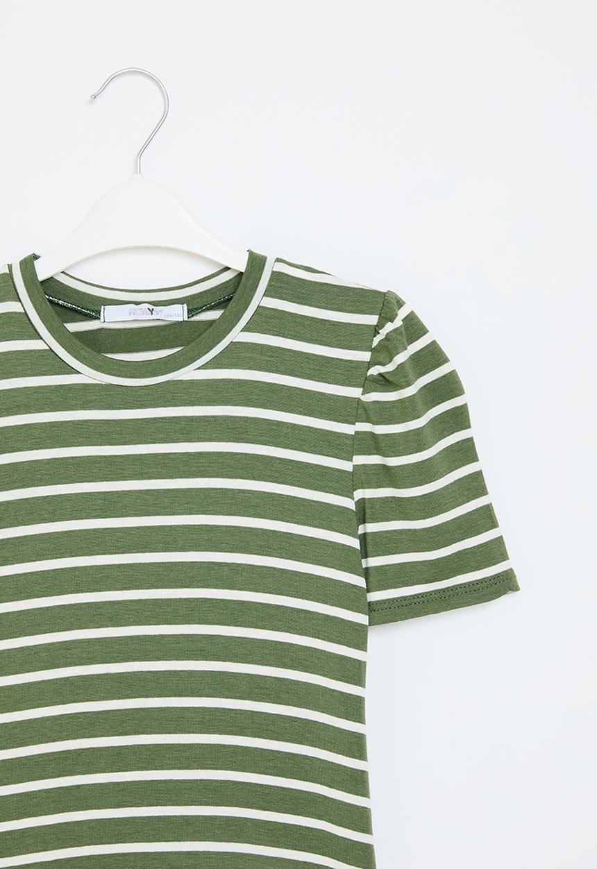 HAILYS - Dress - khaki stripe