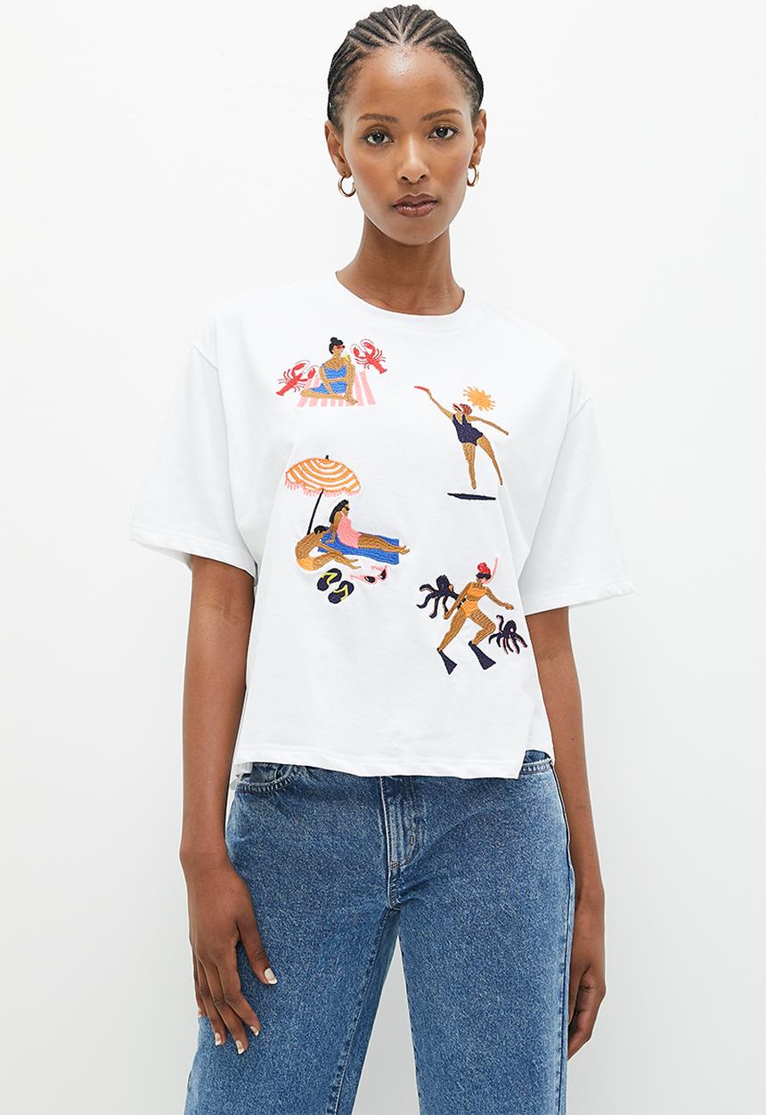 Me&B - The oversized tee - nautical placement print