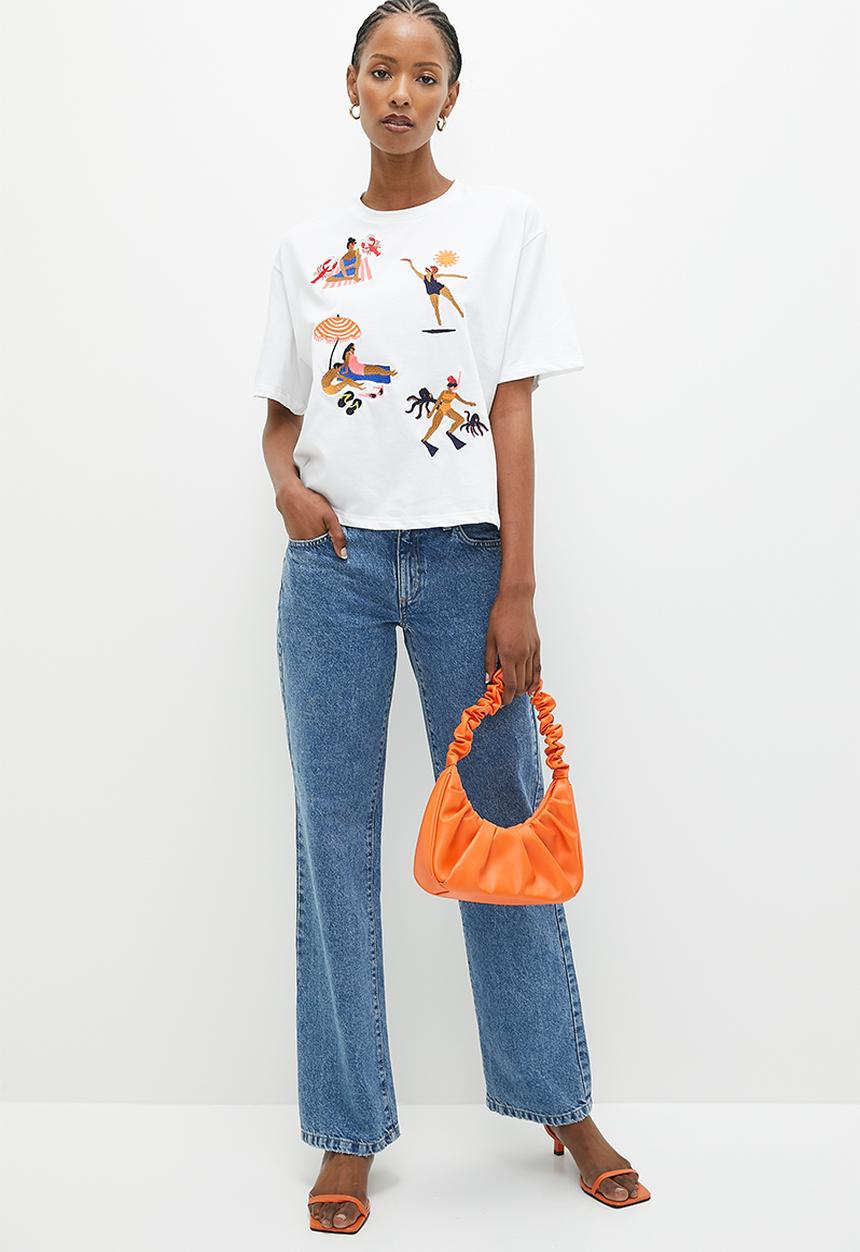 Me&B - The oversized tee - nautical placement print