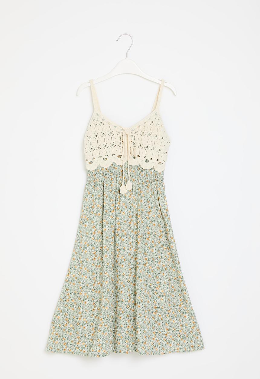 HAILYS - Dress - green tea flower