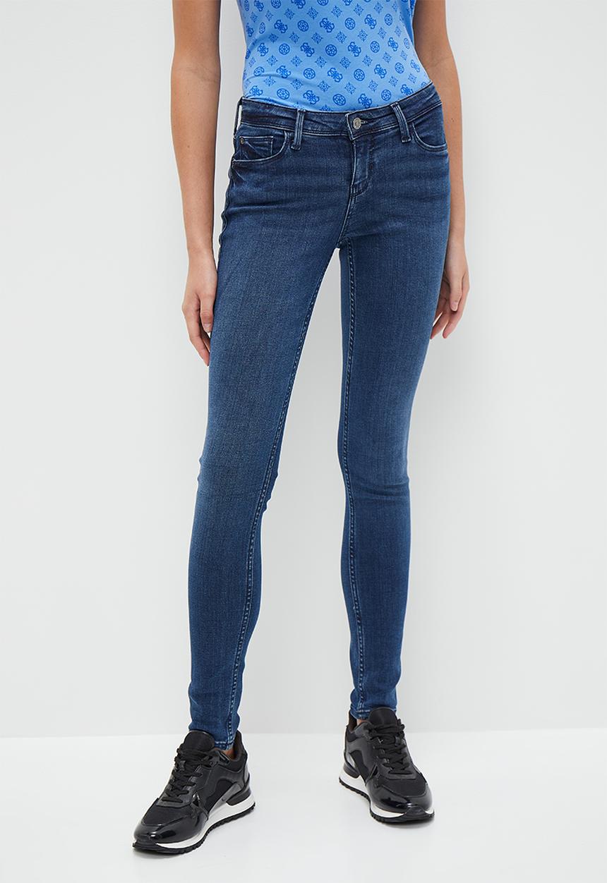 GUESS - Power skinny low rise - blue