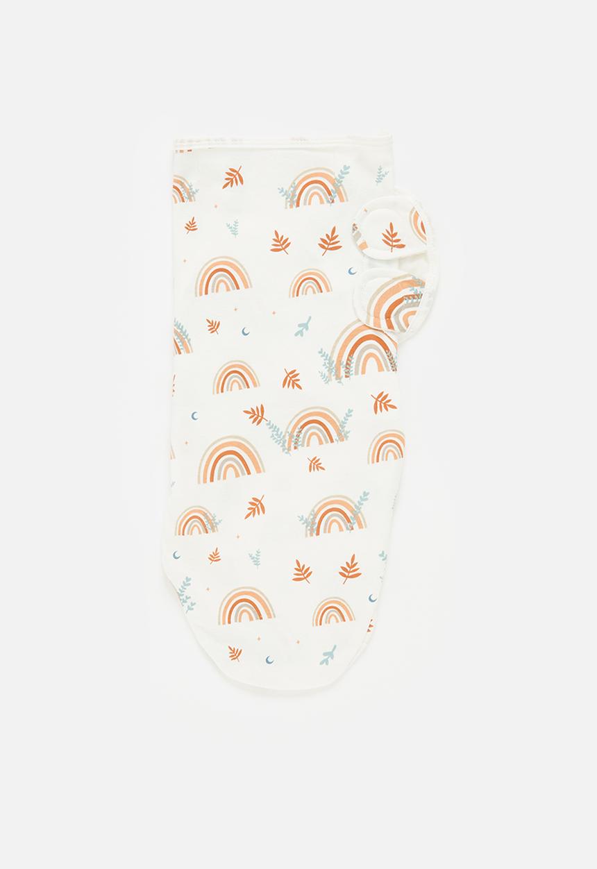 Pop Candy - Rainbow print sleeping bag - white 