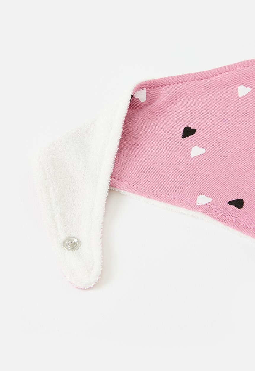 Pop Candy - Baby 3 pack bibs - pink 