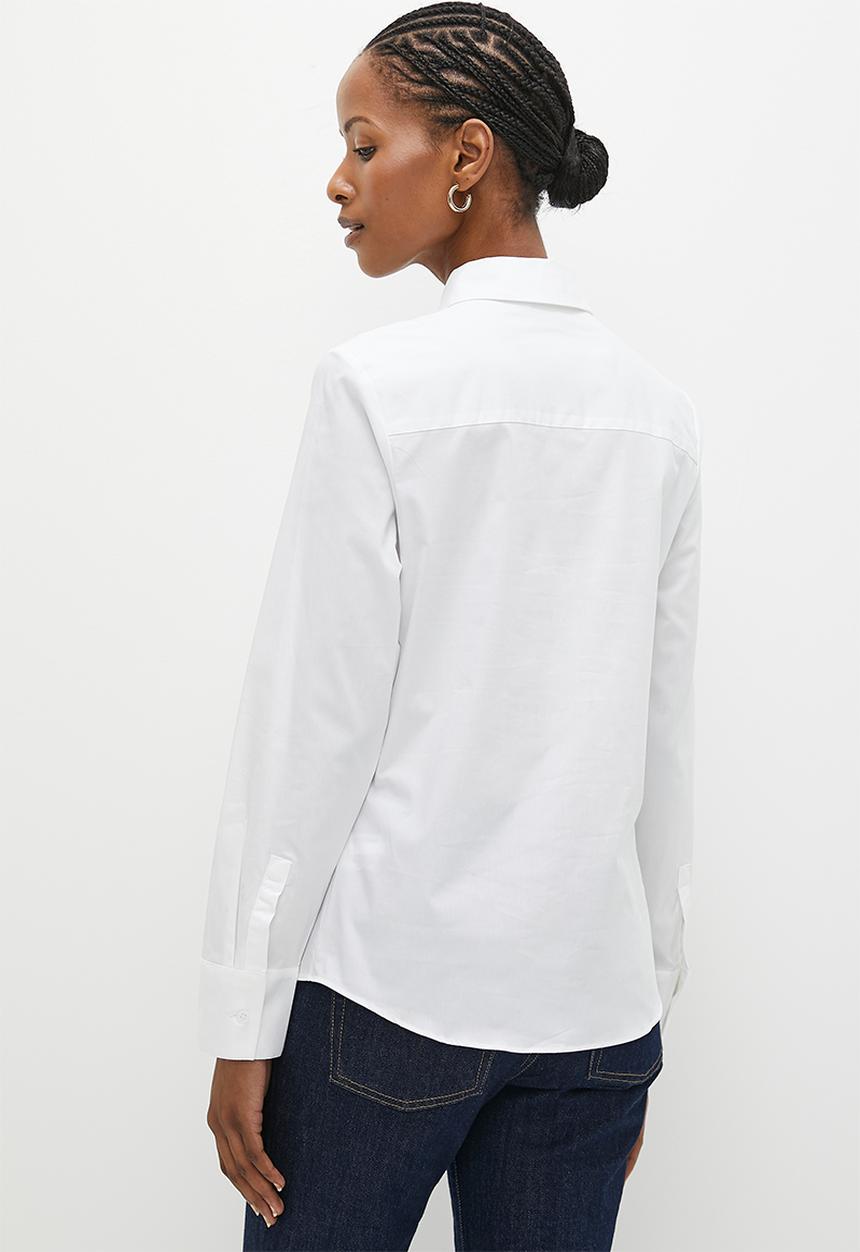 POLO - Jamie Long sleeve Shirt - White