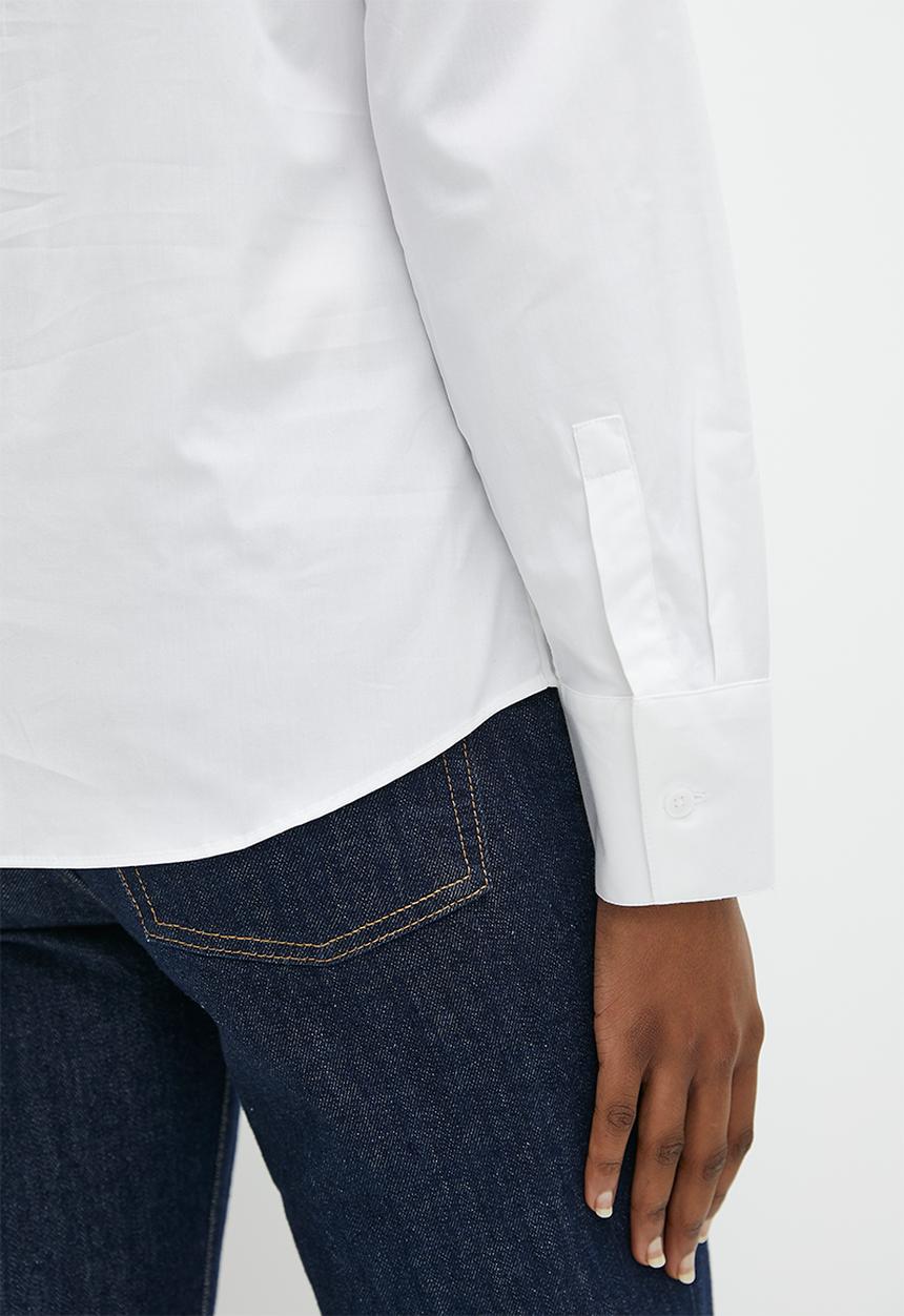 POLO - Jamie Long sleeve Shirt - White
