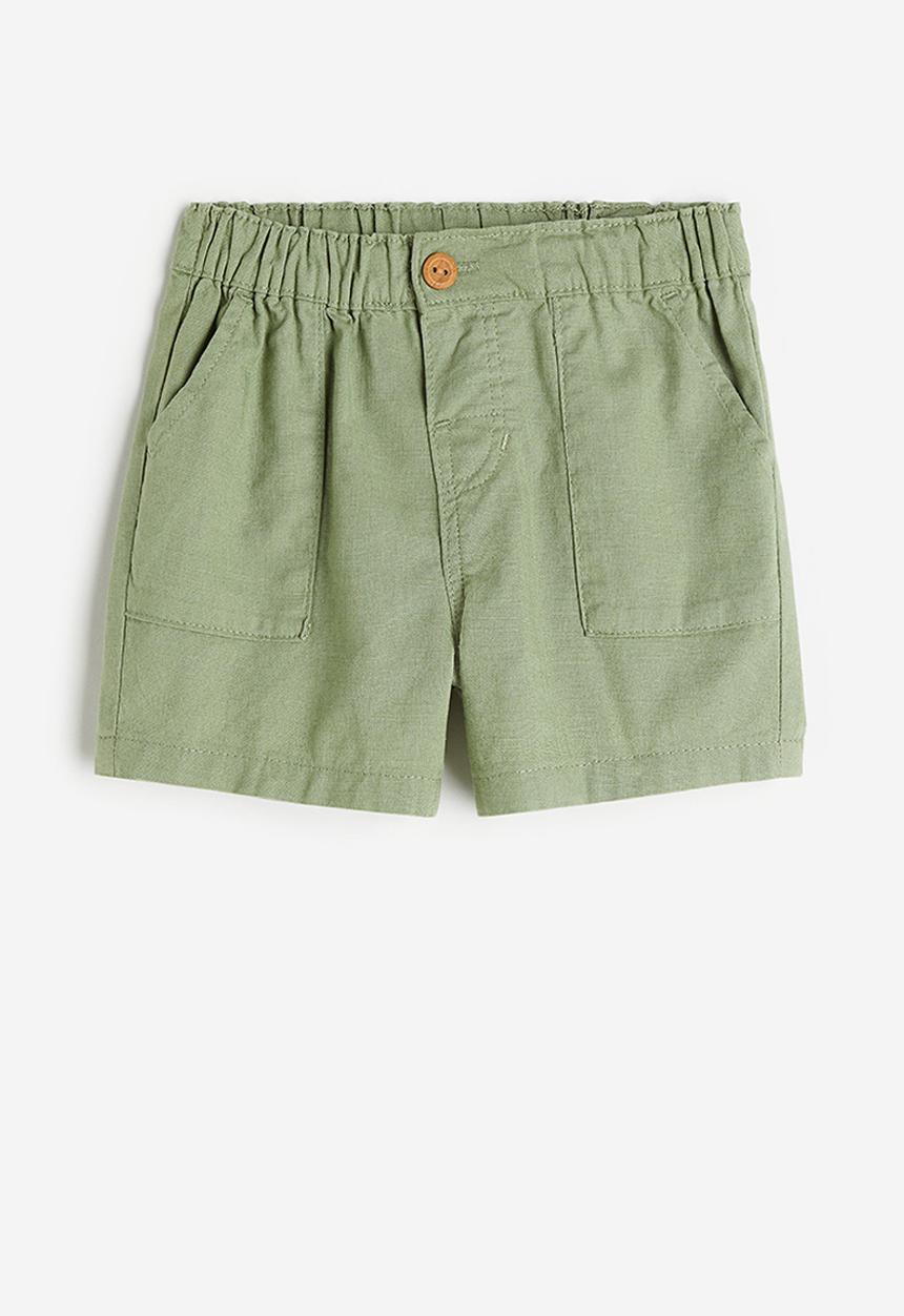 H&M - Cotton shorts - light green 