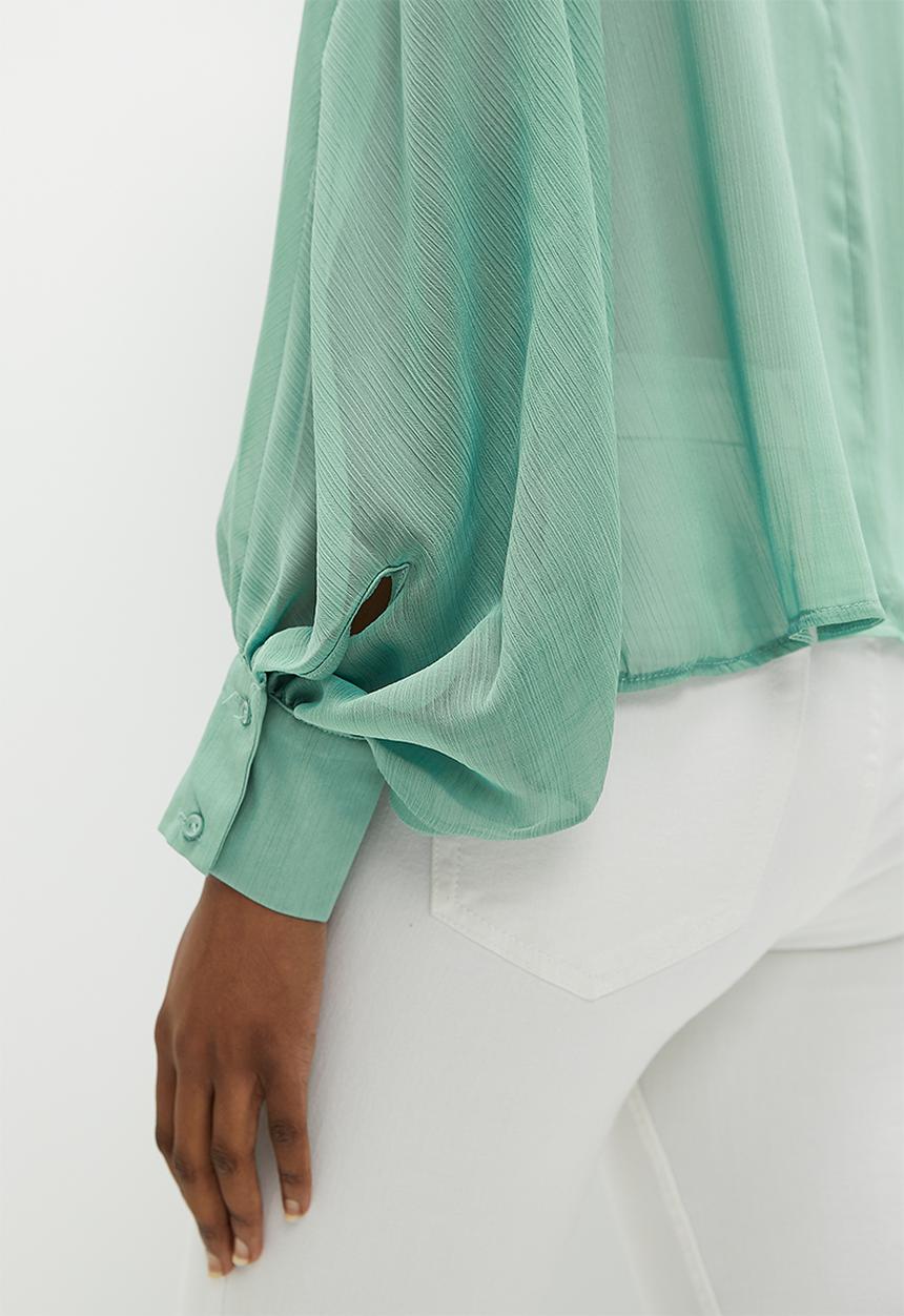 edit - Dolman sleeve shirt - beryl green